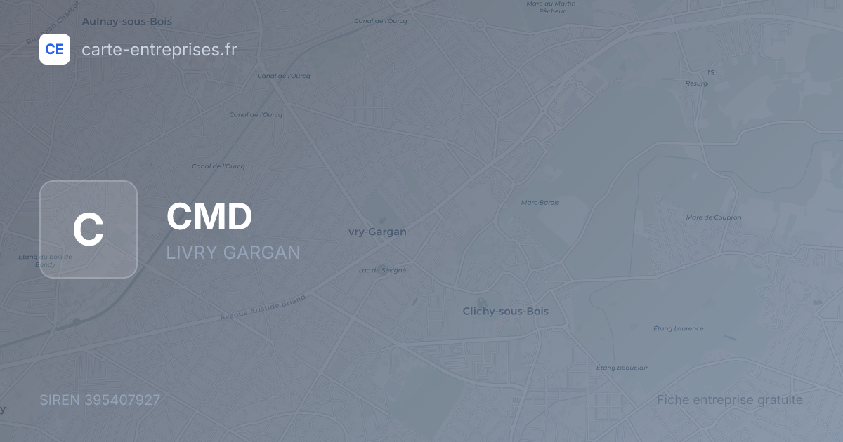 CMD — 395407927 — fiche entreprise