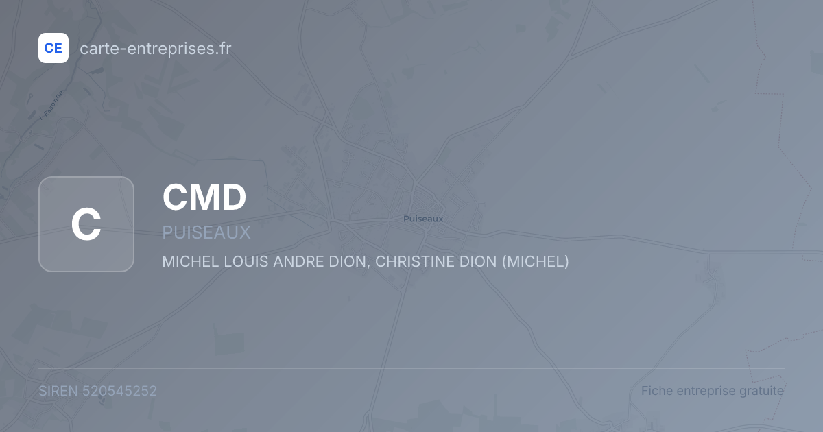 CMD — 520545252 — fiche entreprise