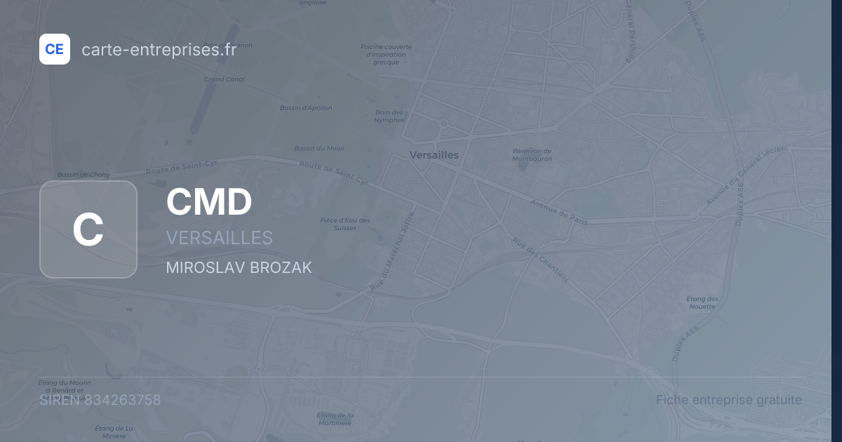 CMD — 834263758 — fiche entreprise