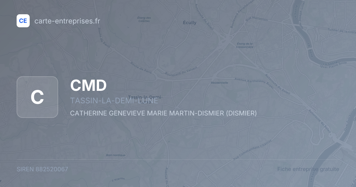 CMD — 882520067 — fiche entreprise