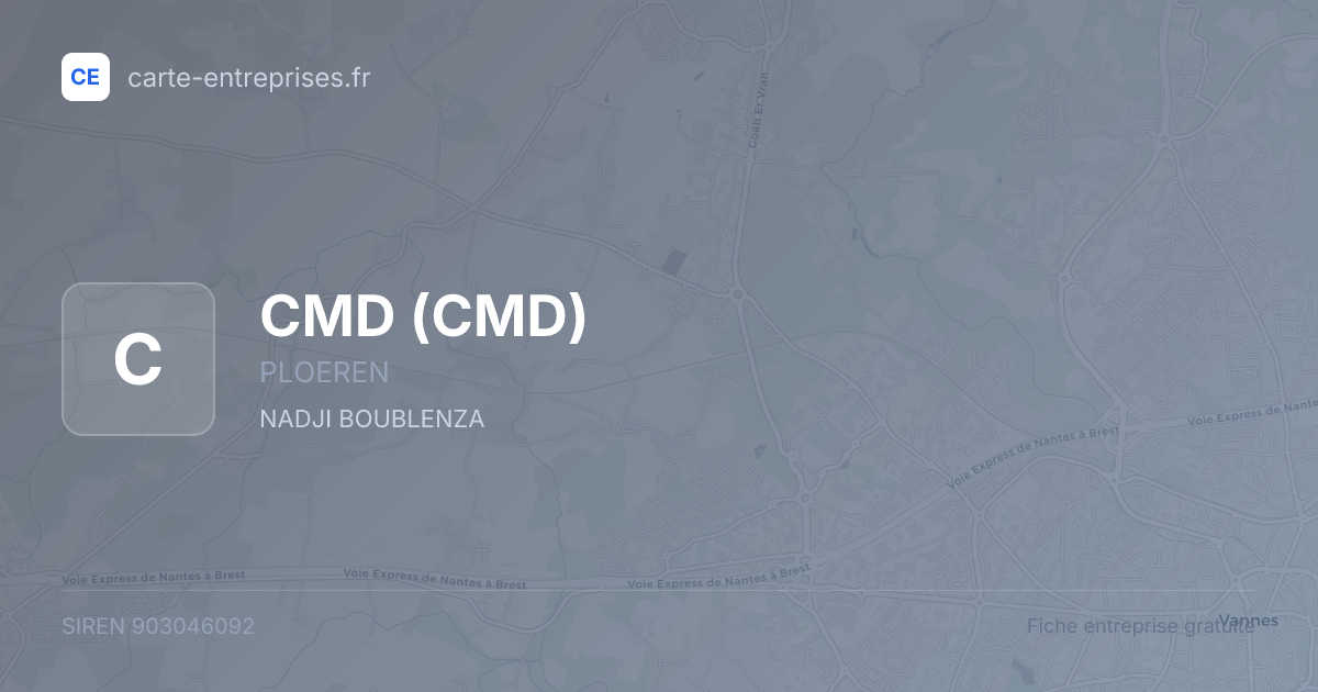 CMD — 903046092 — fiche entreprise