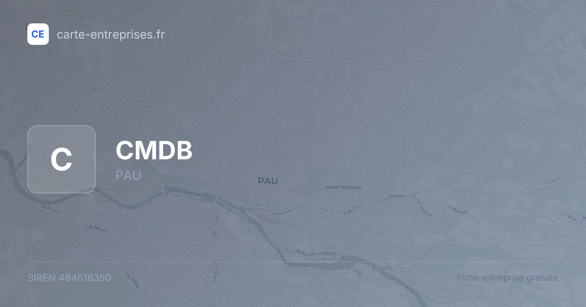 CMDB — 484618350 — fiche entreprise