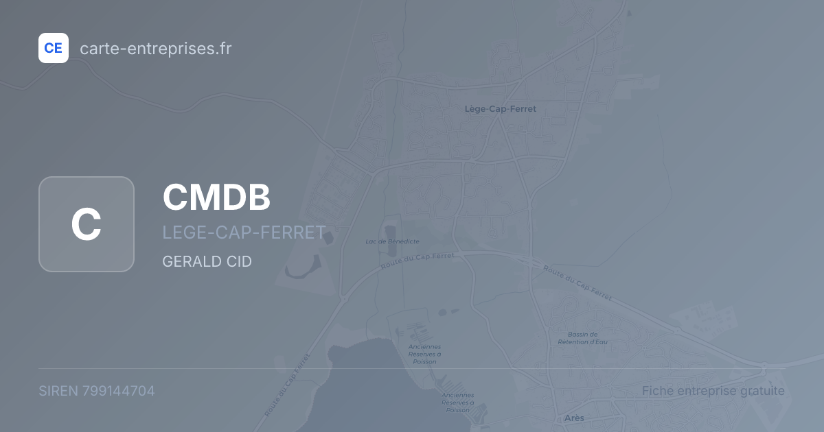 CMDB — 799144704 — fiche entreprise