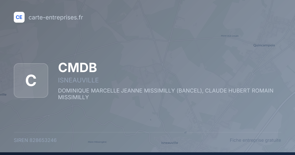 CMDB — 828653246 — fiche entreprise
