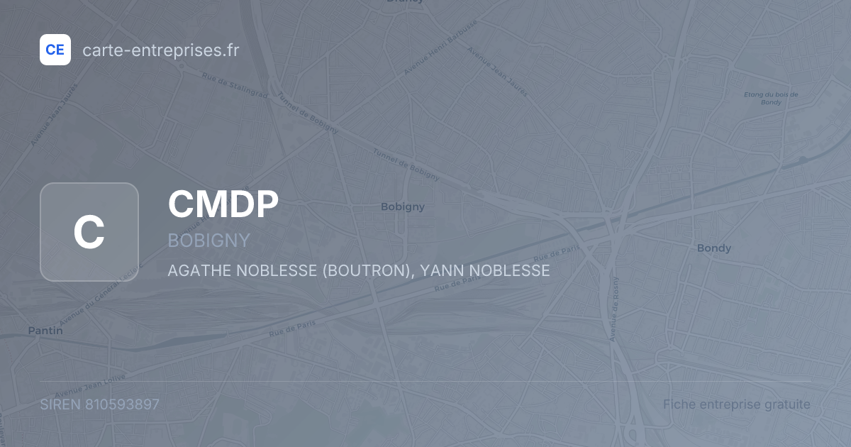 CMDP — 810593897 — fiche entreprise