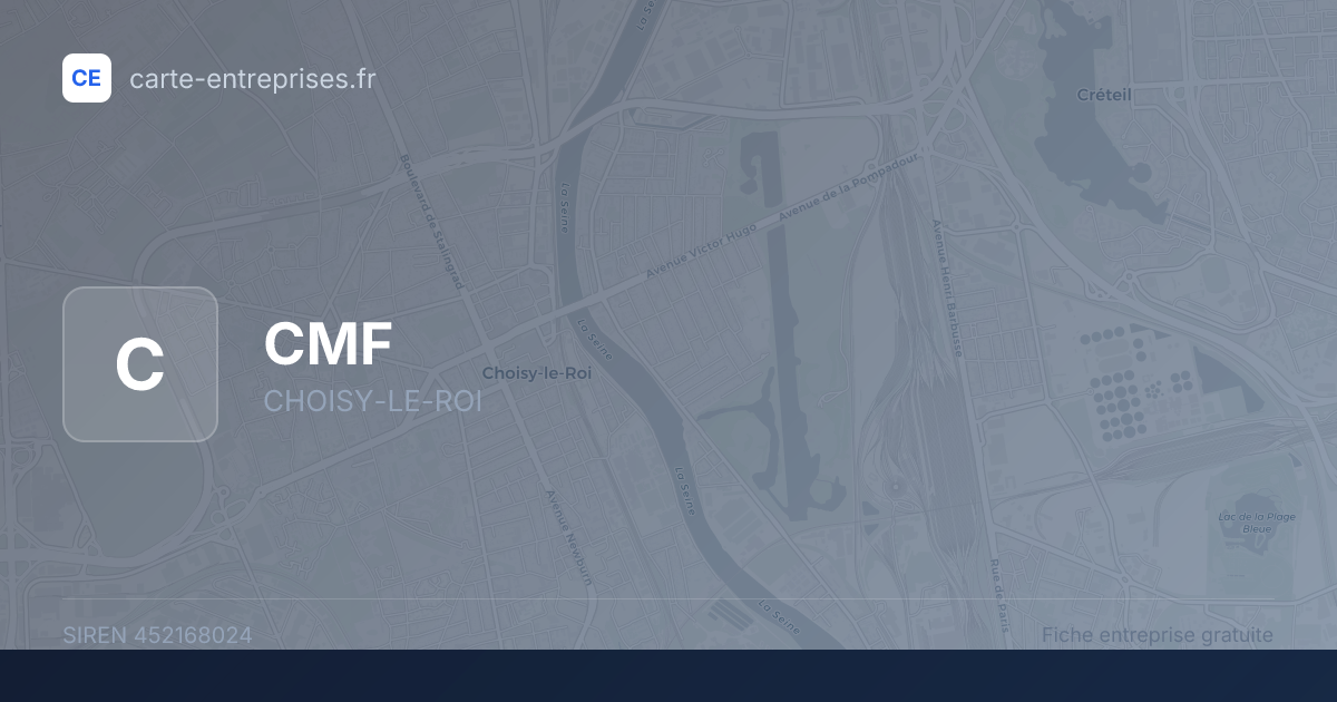 CMF — 452168024 — fiche entreprise
