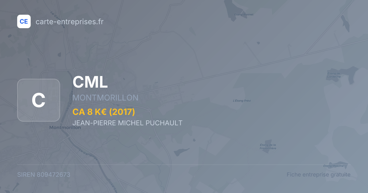 CML — 809472673 — fiche entreprise