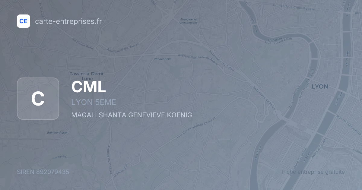 CML — 892079435 — fiche entreprise