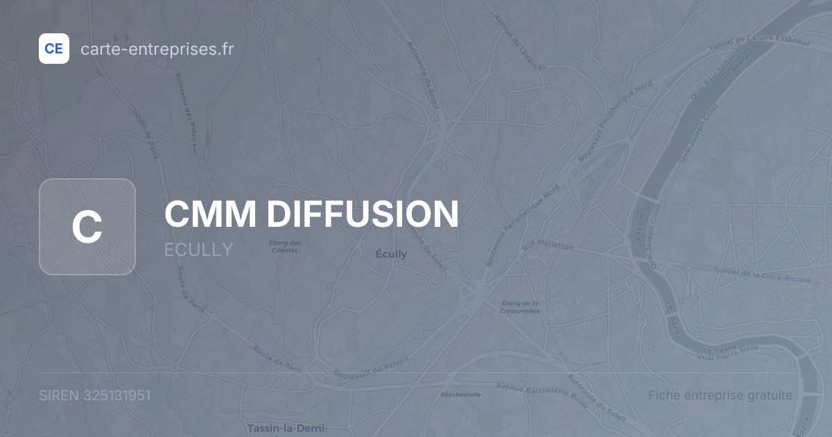 CMM DIFFUSION — 325131951 — fiche entreprise