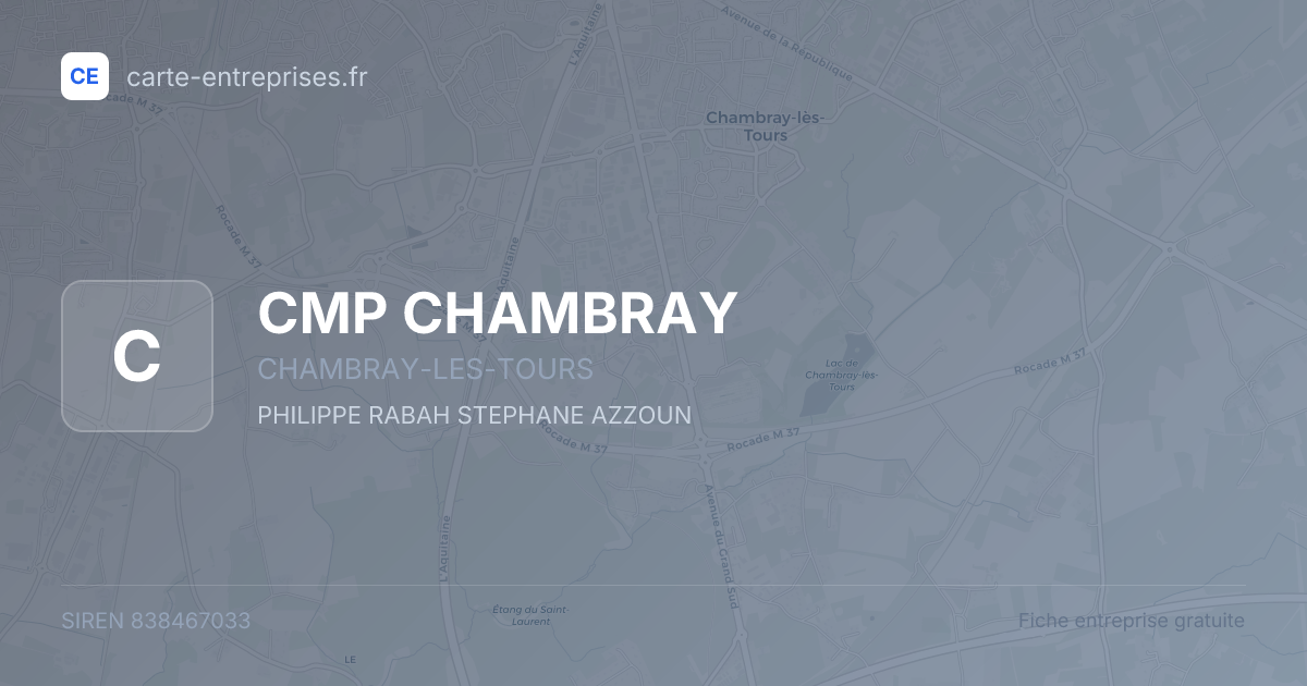 CMP CHAMBRAY — 838467033 — fiche entreprise