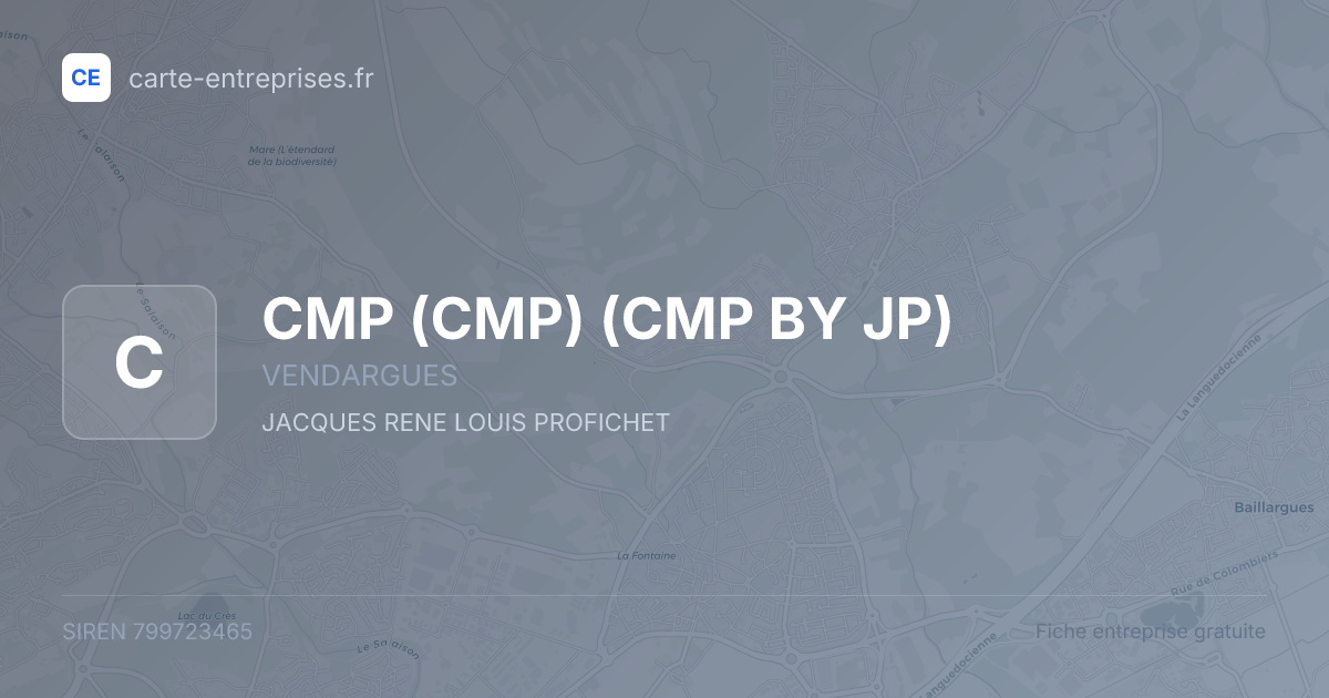 CMP (CMP) (CMP BY JP) — 799723465 — fiche entreprise