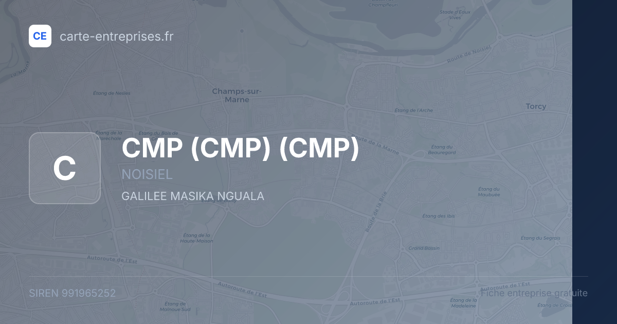 CMP (CMP) (CMP) — 991965252 — fiche entreprise