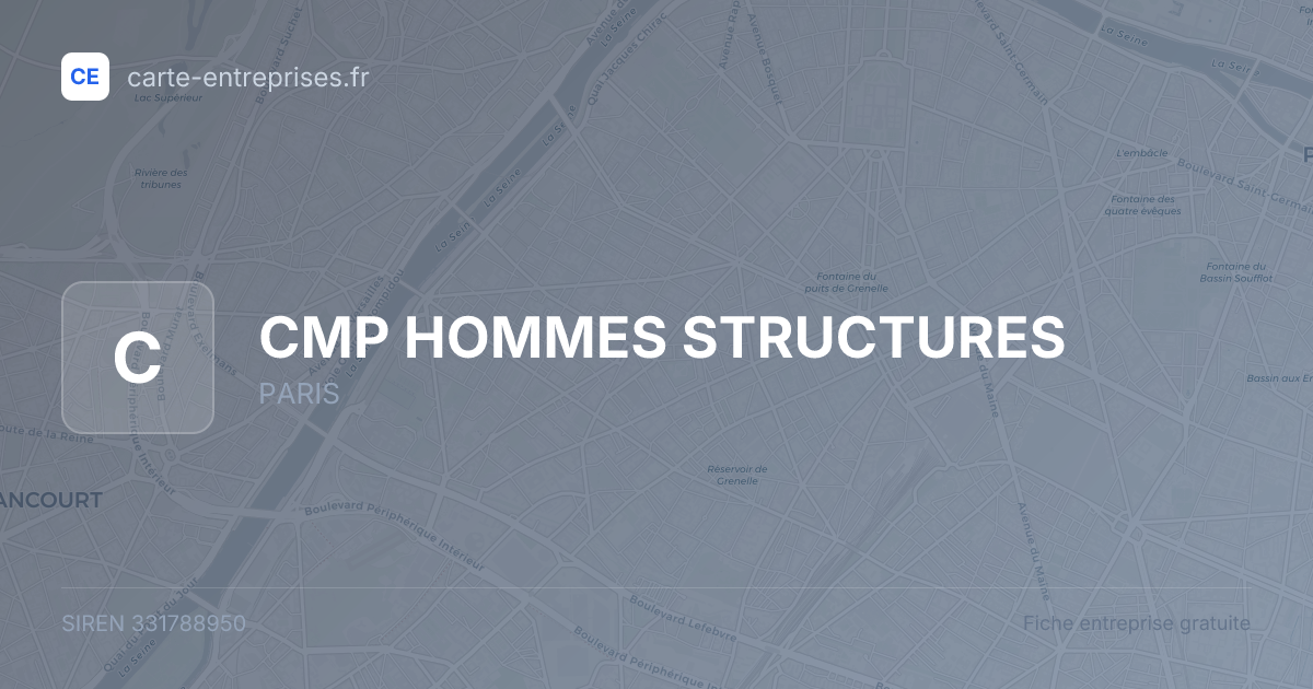 CMP HOMMES STRUCTURES — 331788950 — fiche entreprise