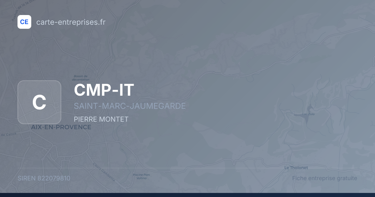 CMP-IT — 822079810 — fiche entreprise
