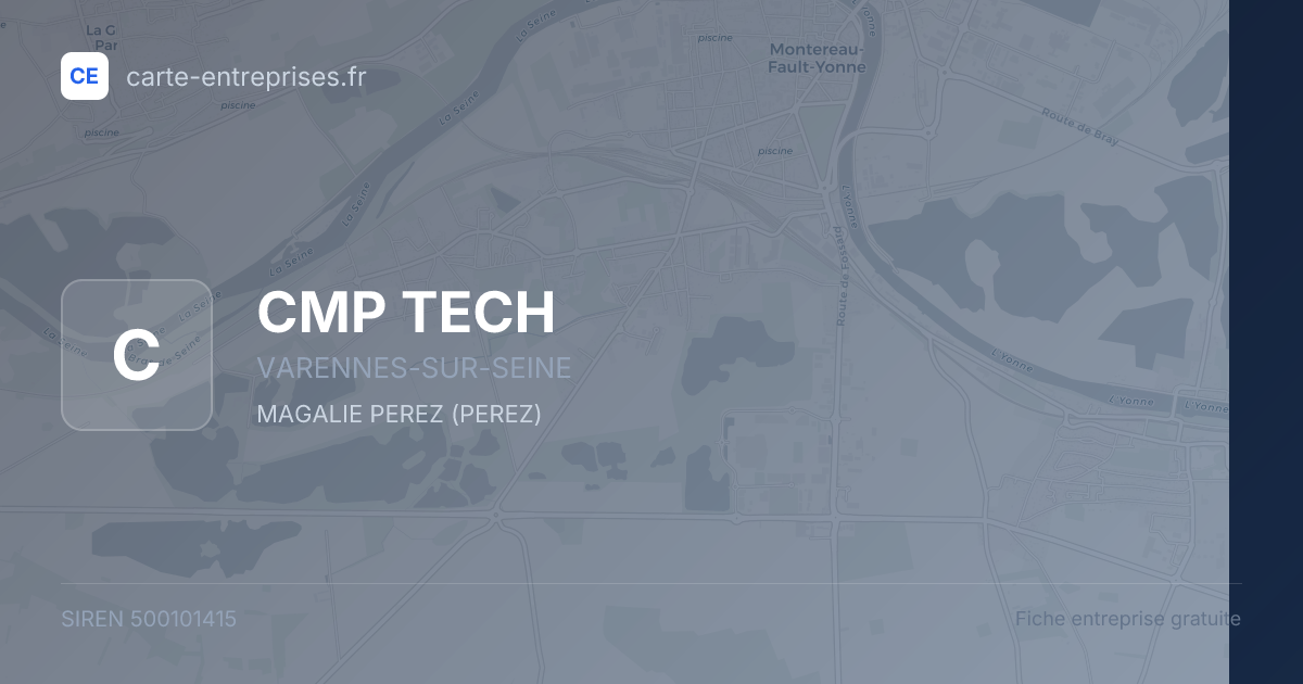 CMP TECH — 500101415 — fiche entreprise