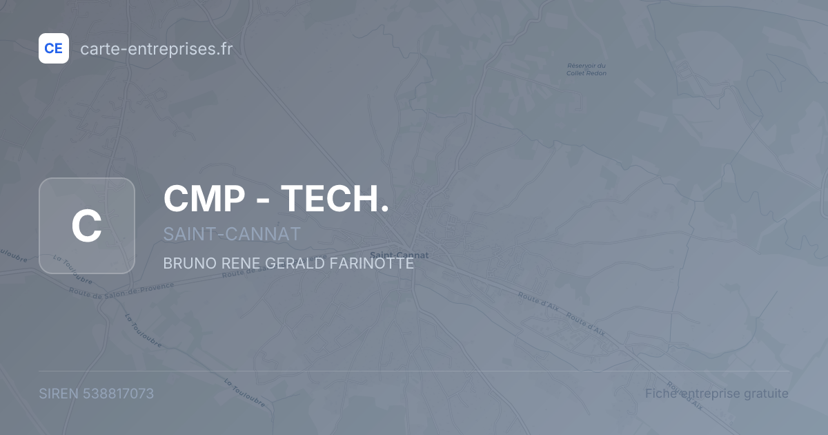 CMP - TECH. — 538817073 — fiche entreprise