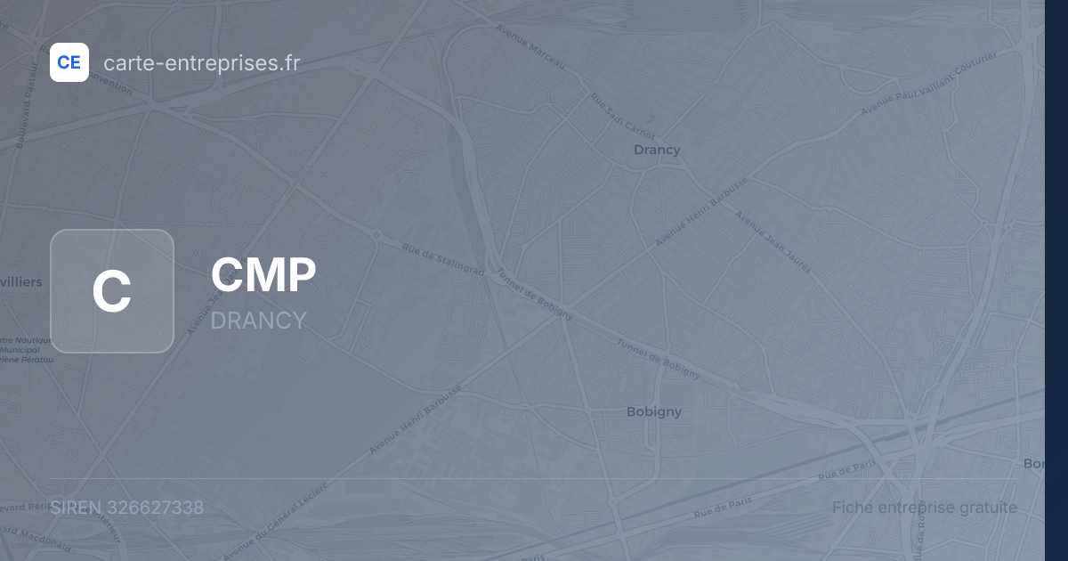 CMP — 326627338 — fiche entreprise