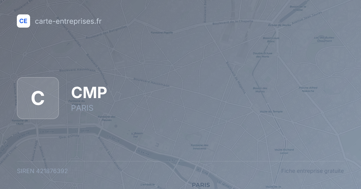 CMP — 421876392 — fiche entreprise