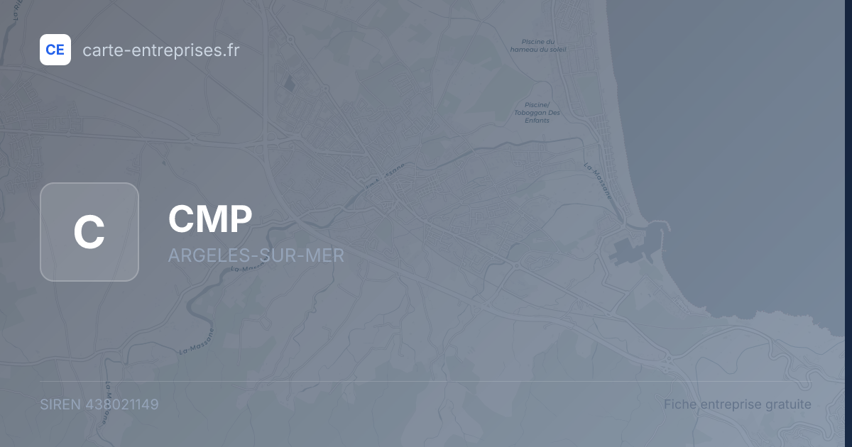 CMP — 438021149 — fiche entreprise
