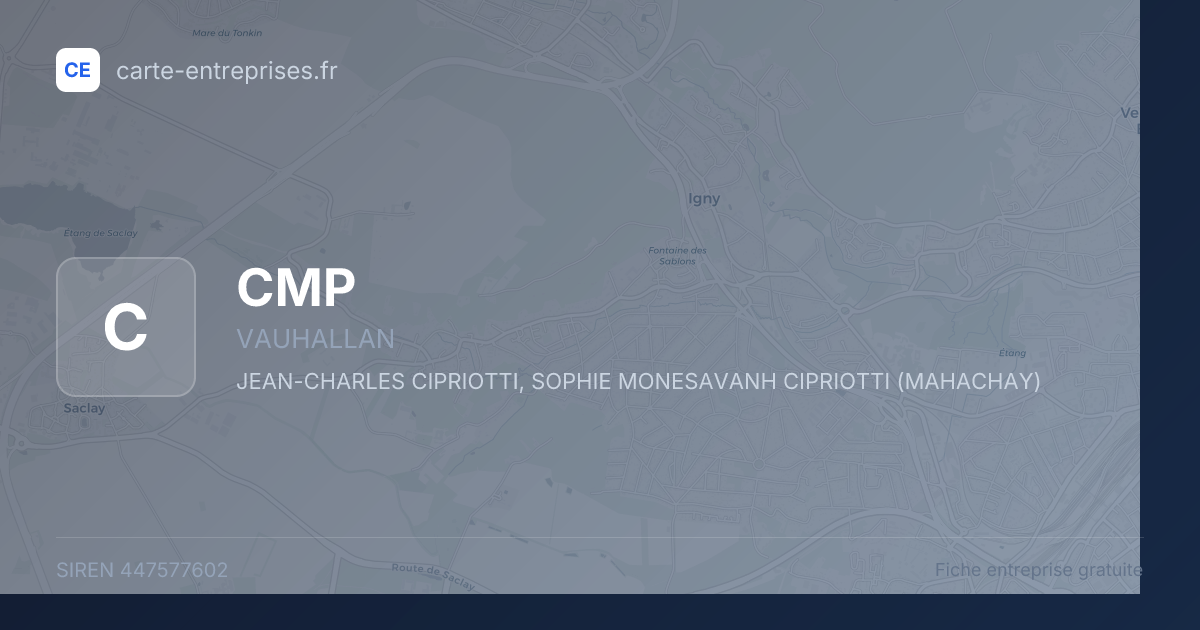 CMP — 447577602 — fiche entreprise