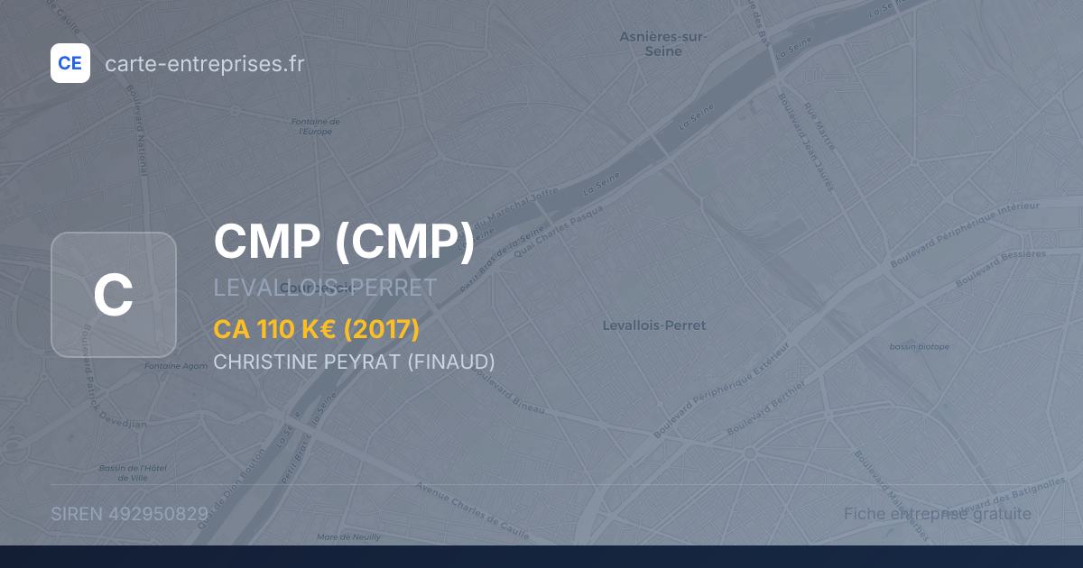 CMP — 492950829 — fiche entreprise