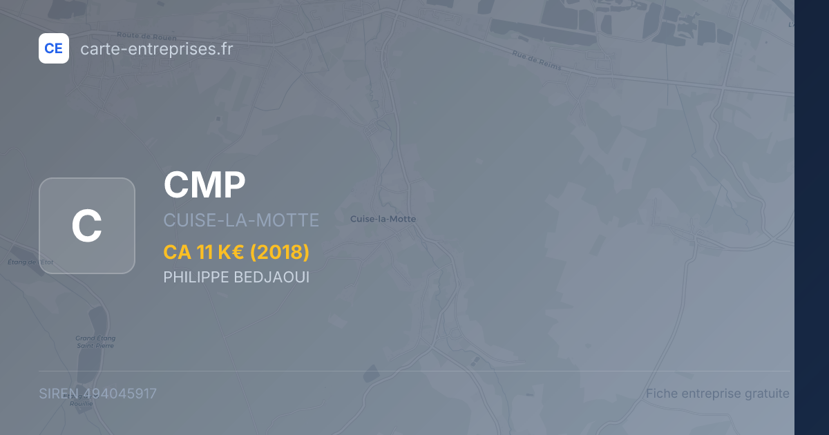 CMP — 494045917 — fiche entreprise