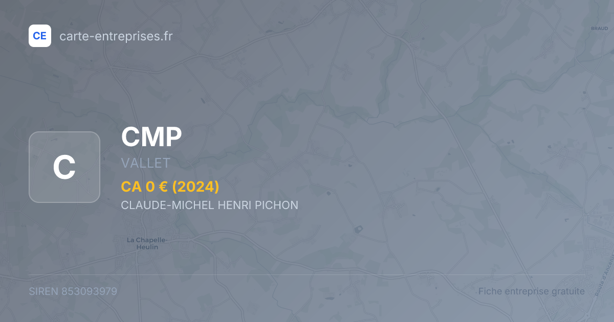 CMP — 853093979 — fiche entreprise