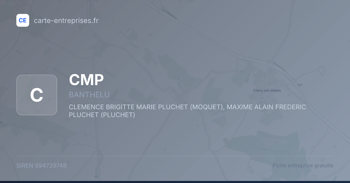 CMP — 894729748 — fiche entreprise