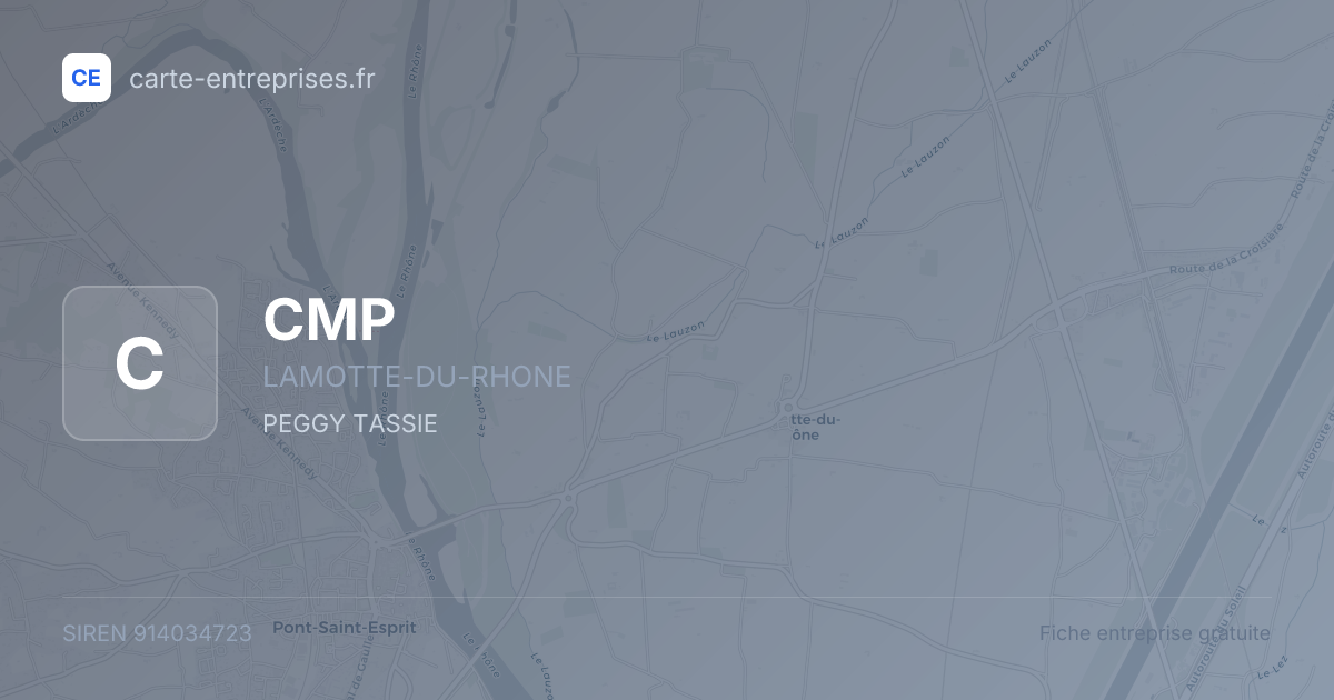 CMP — 914034723 — fiche entreprise