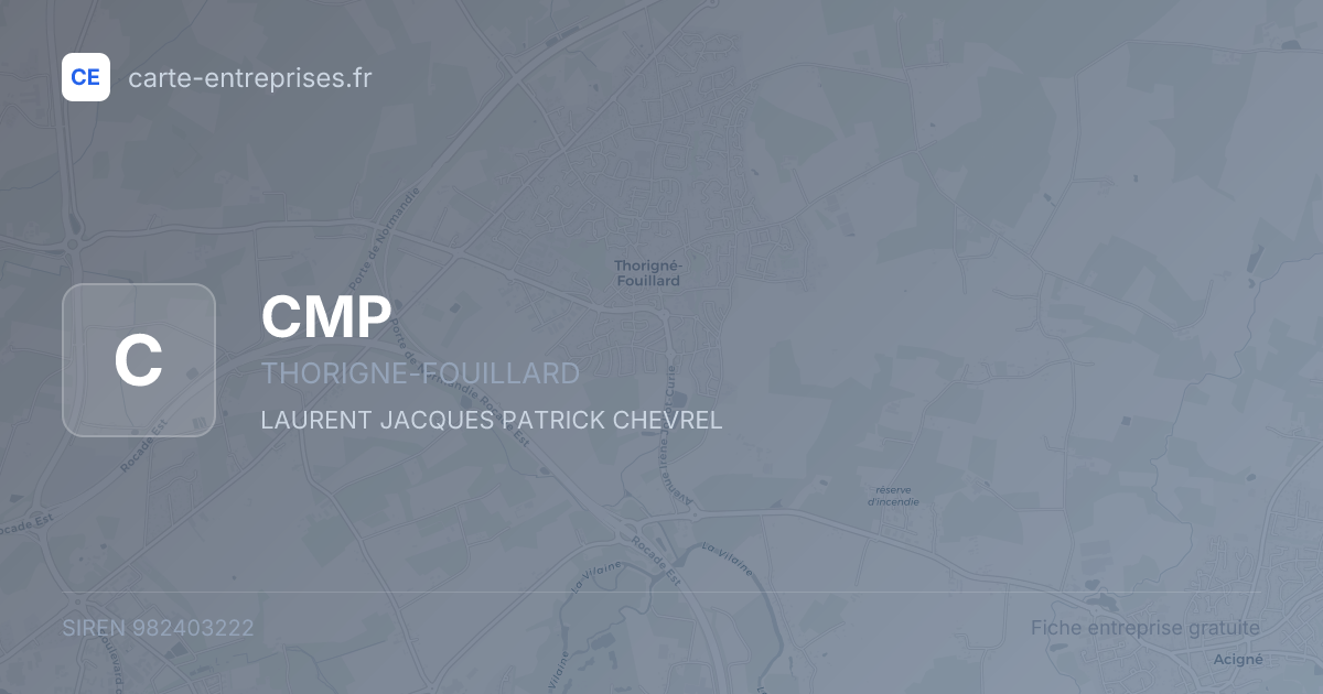CMP — 982403222 — fiche entreprise