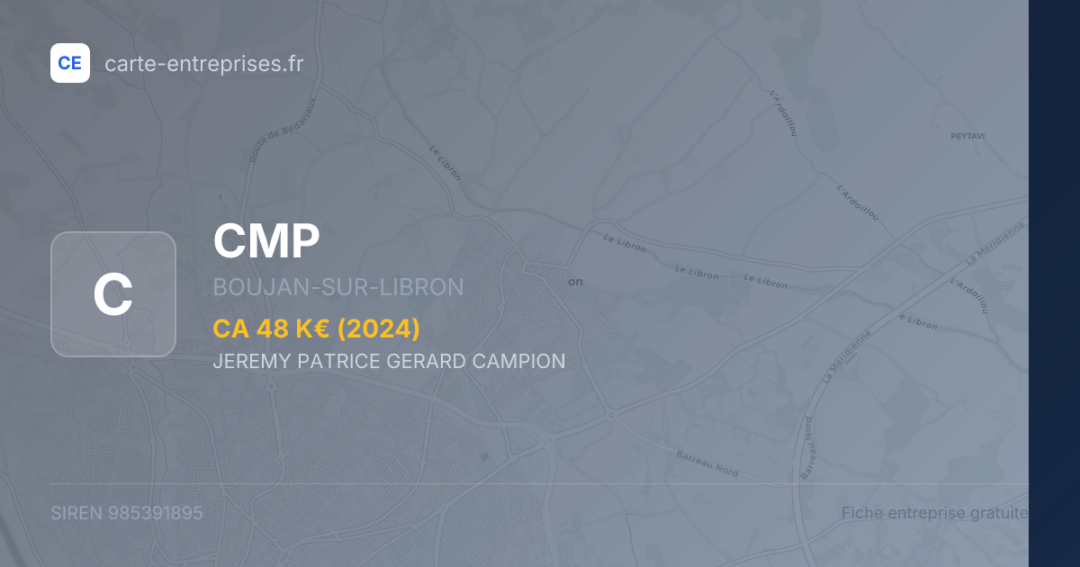 CMP — 985391895 — fiche entreprise