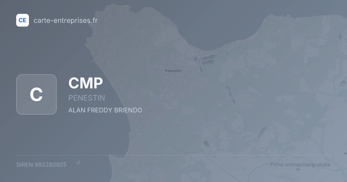 CMP — 992280925 — fiche entreprise
