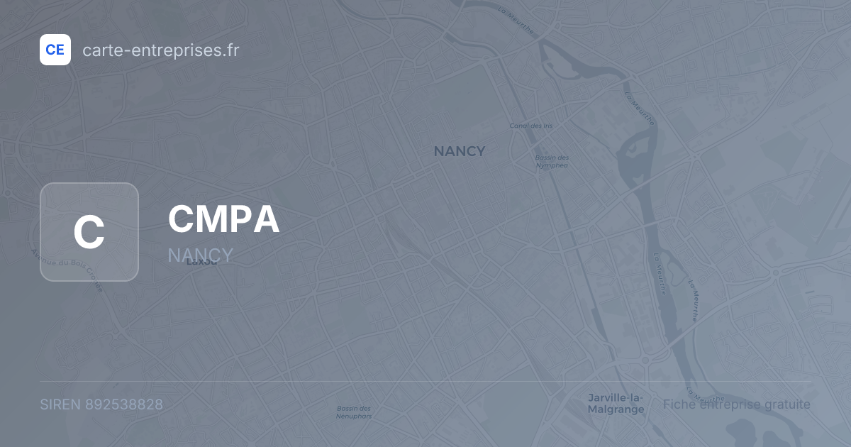 CMPA — 892538828 — fiche entreprise