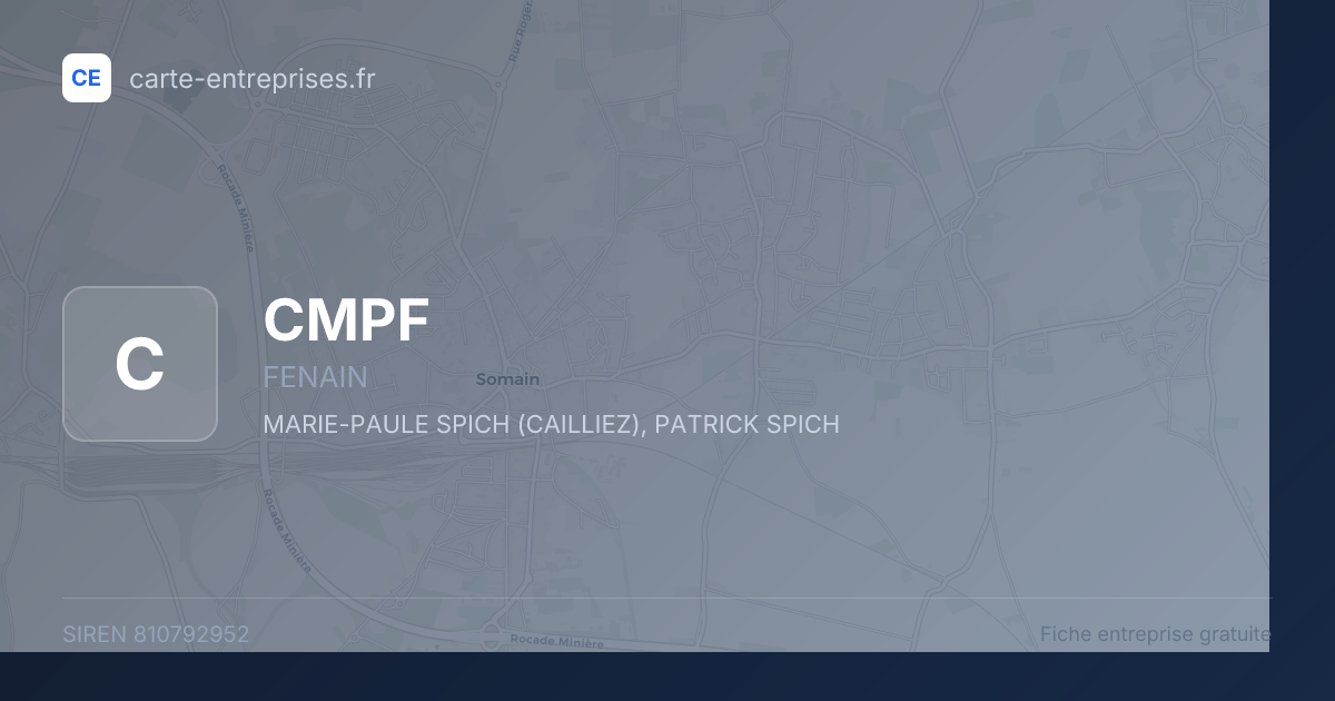 CMPF — 810792952 — fiche entreprise