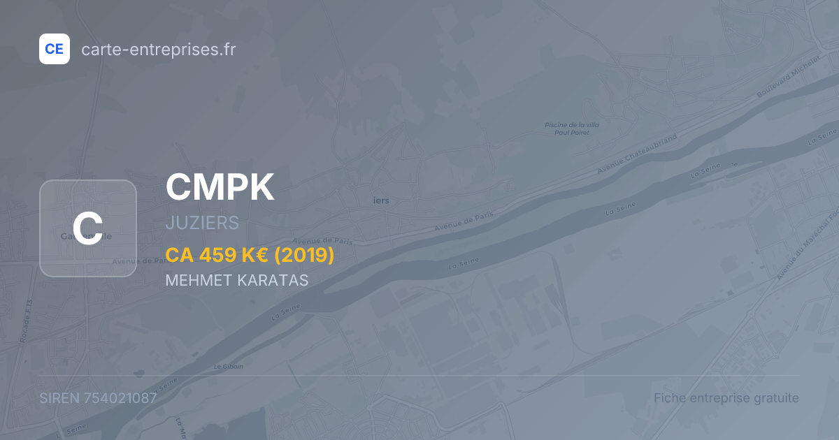 CMPK — 754021087 — fiche entreprise