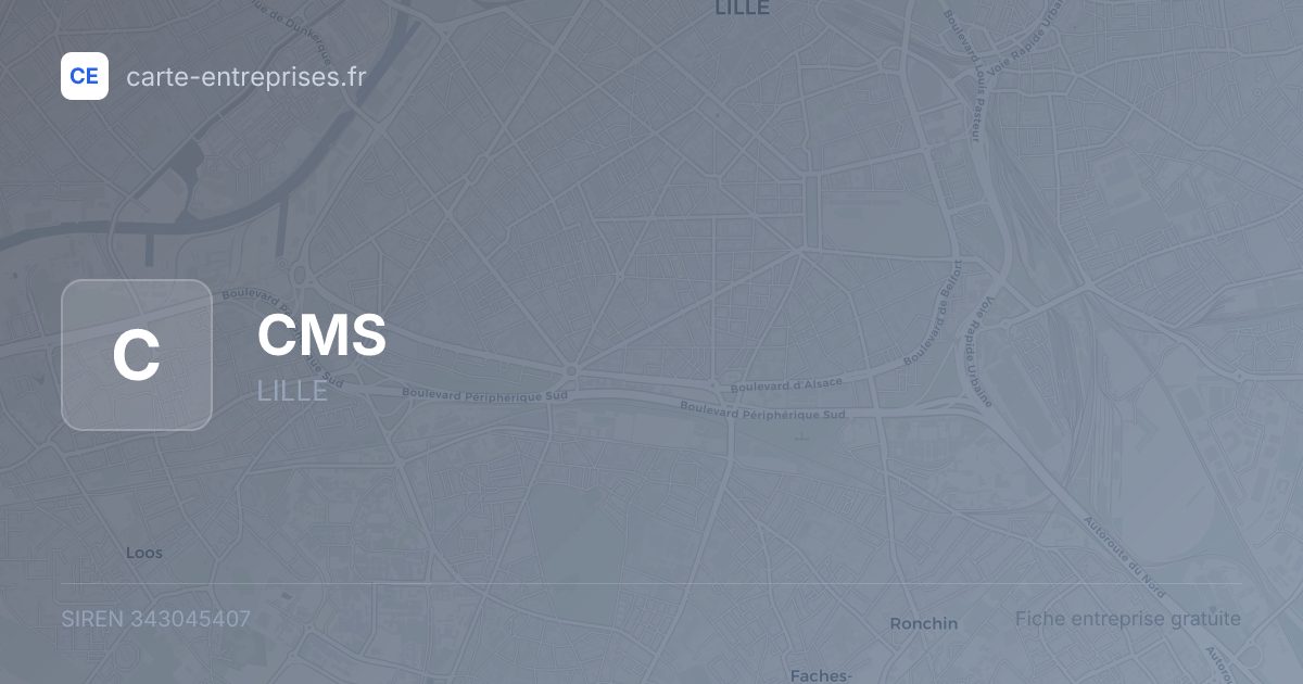 CMS — 343045407 — fiche entreprise
