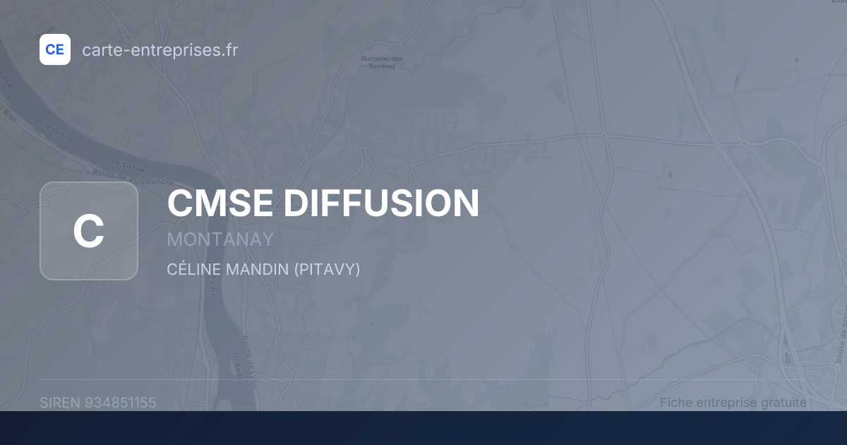 CMSE DIFFUSION — 934851155 — fiche entreprise
