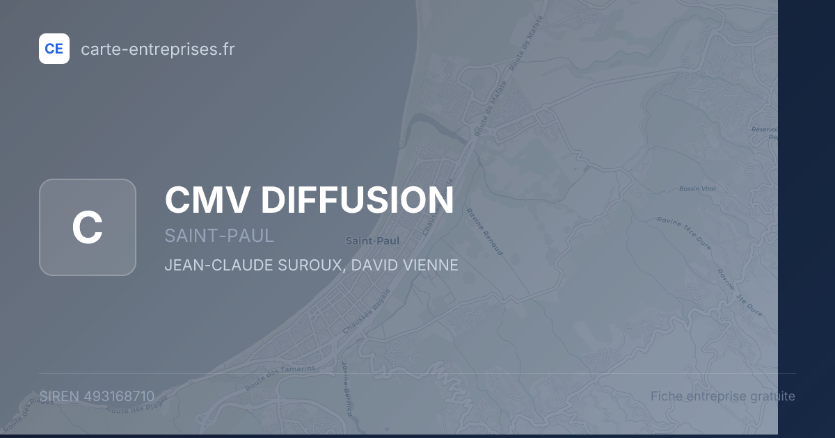 CMV DIFFUSION — 493168710 — fiche entreprise