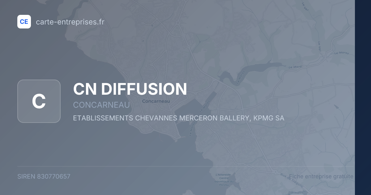 CN DIFFUSION — 830770657 — fiche entreprise