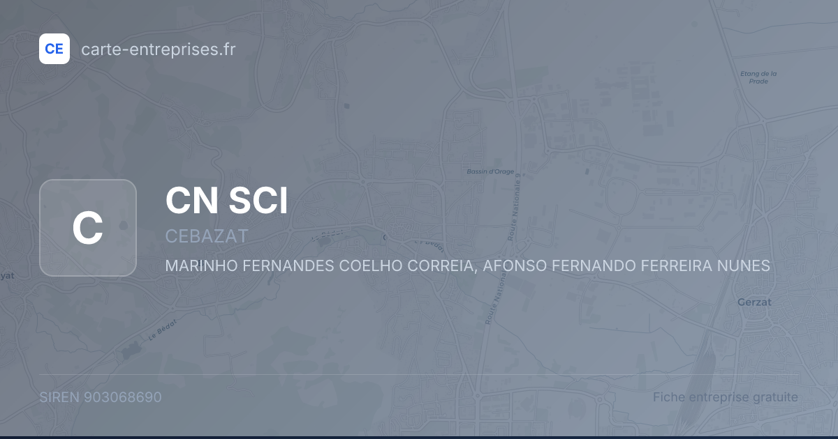 CN SCI — 903068690 — fiche entreprise