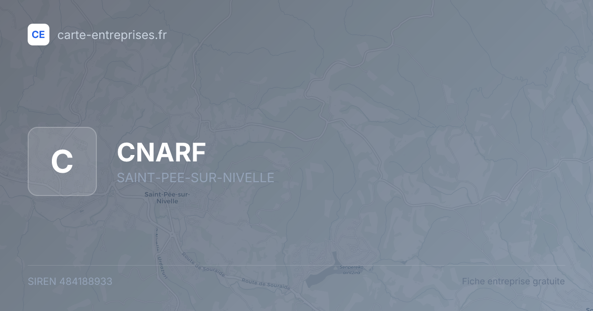 CNARF — 484188933 — fiche entreprise