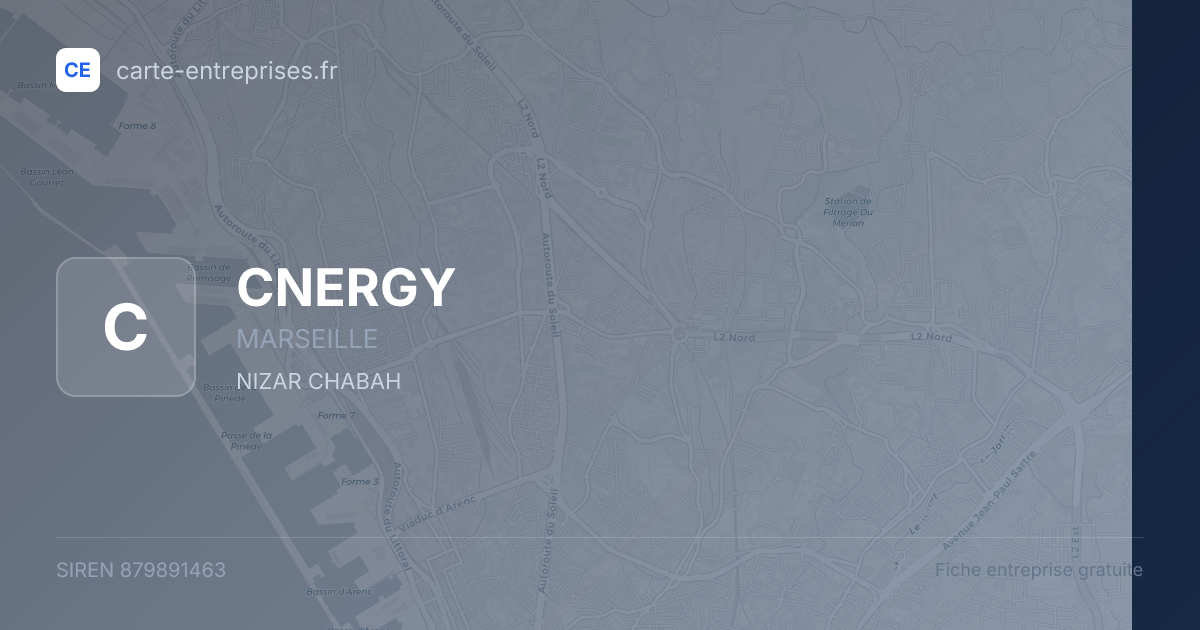 CNERGY — 879891463 — fiche entreprise