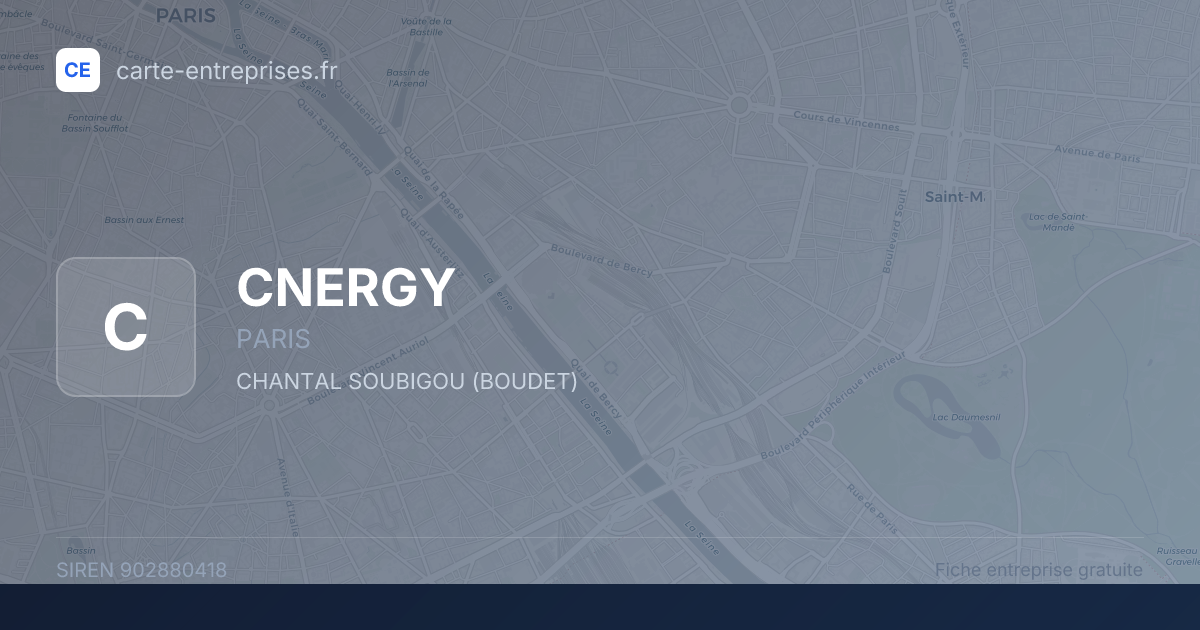 CNERGY — 902880418 — fiche entreprise