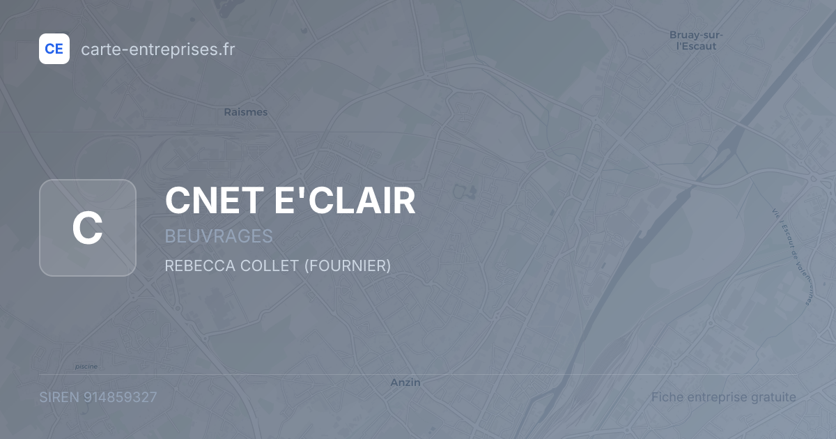 CNET E'CLAIR — 914859327 — fiche entreprise