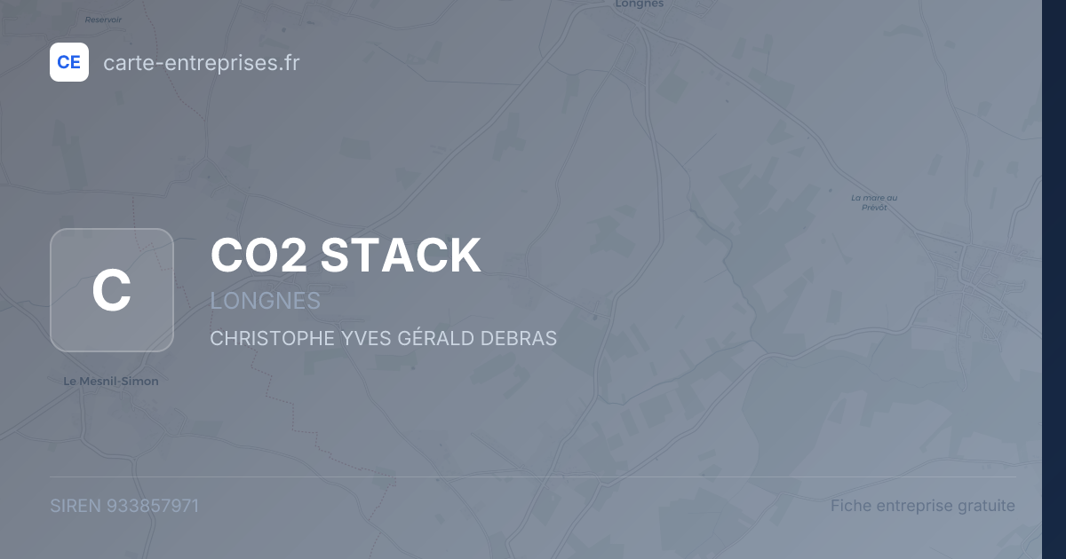 CO2 STACK — 933857971 — fiche entreprise