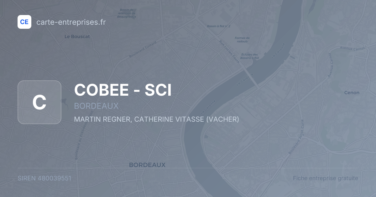 COBEE - SCI — 480039551 — fiche entreprise