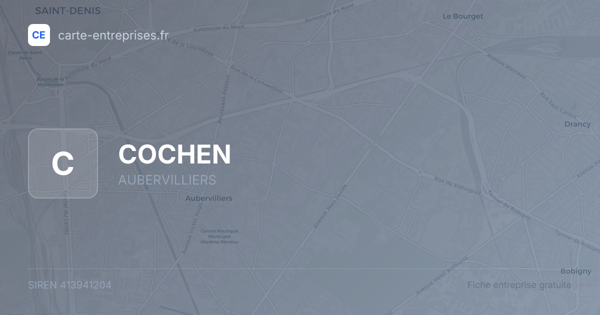 COCHEN — 413941204 — fiche entreprise