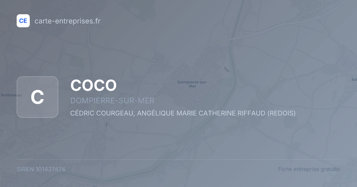 COCO — 101427474 — fiche entreprise