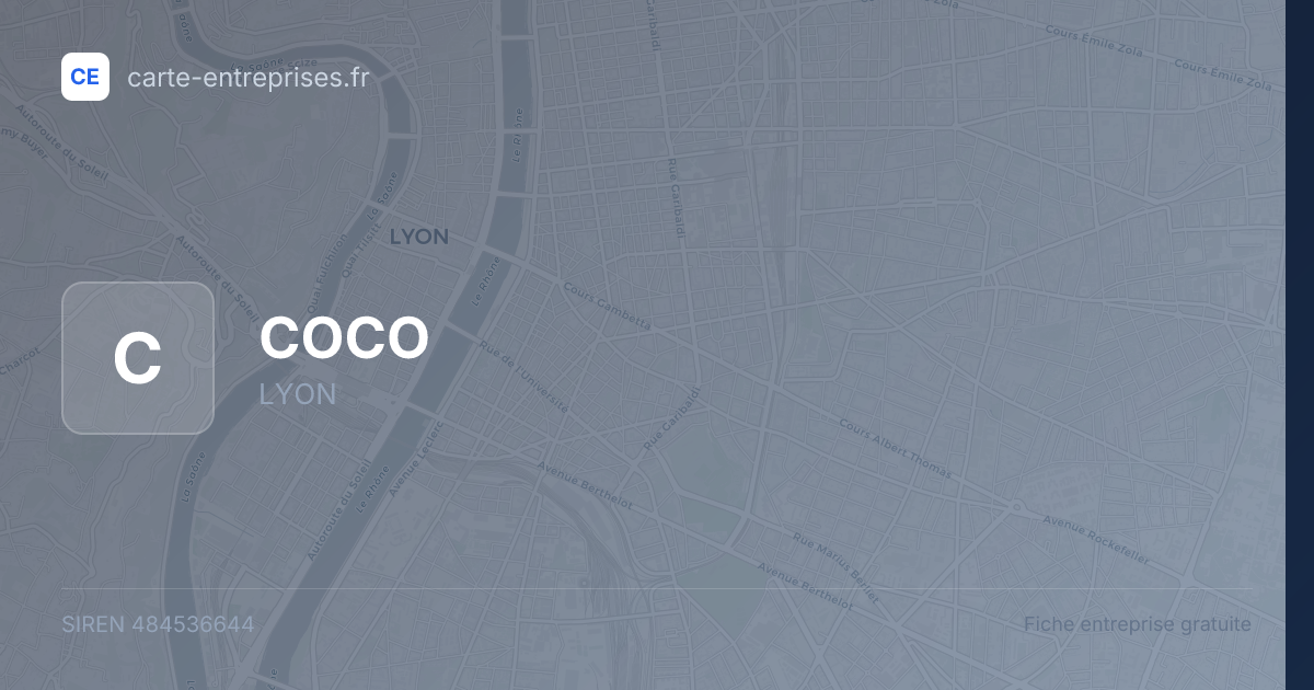 COCO — 484536644 — fiche entreprise