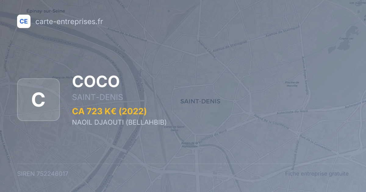 COCO — 752246017 — fiche entreprise